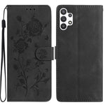 Custodia per telefono in pelle con motivo a rilievo di rose, For Samsung Galaxy A03, For Samsung Galaxy A13 4G
