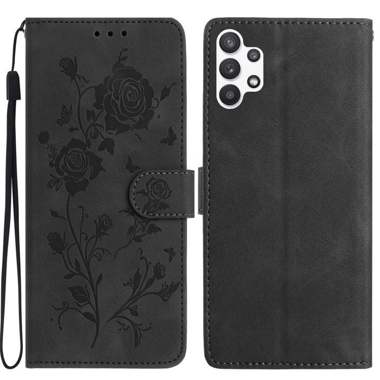 Custodia per telefono in pelle con motivo a rilievo di rose, For Samsung Galaxy A03, For Samsung Galaxy A13 4G