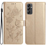 Custodia per telefono in pelle con motivo a rilievo di rose, For Samsung Galaxy A24, For Samsung Galaxy A14