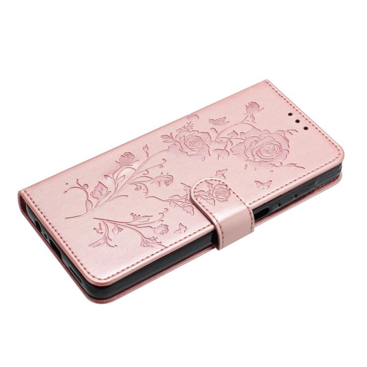 Custodia per telefono in pelle con motivo a rilievo di rose, For Samsung Galaxy A22, For Samsung Galaxy A22 5G