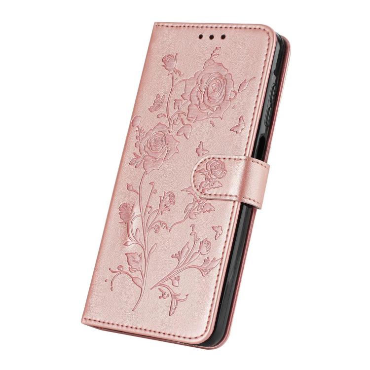 Custodia per telefono in pelle con motivo a rilievo di rose, For Samsung Galaxy A26, For Samsung Galaxy A36