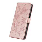 Custodia per telefono in pelle con motivo a rilievo di rose, For Samsung Galaxy A32, For Samsung Galaxy A72