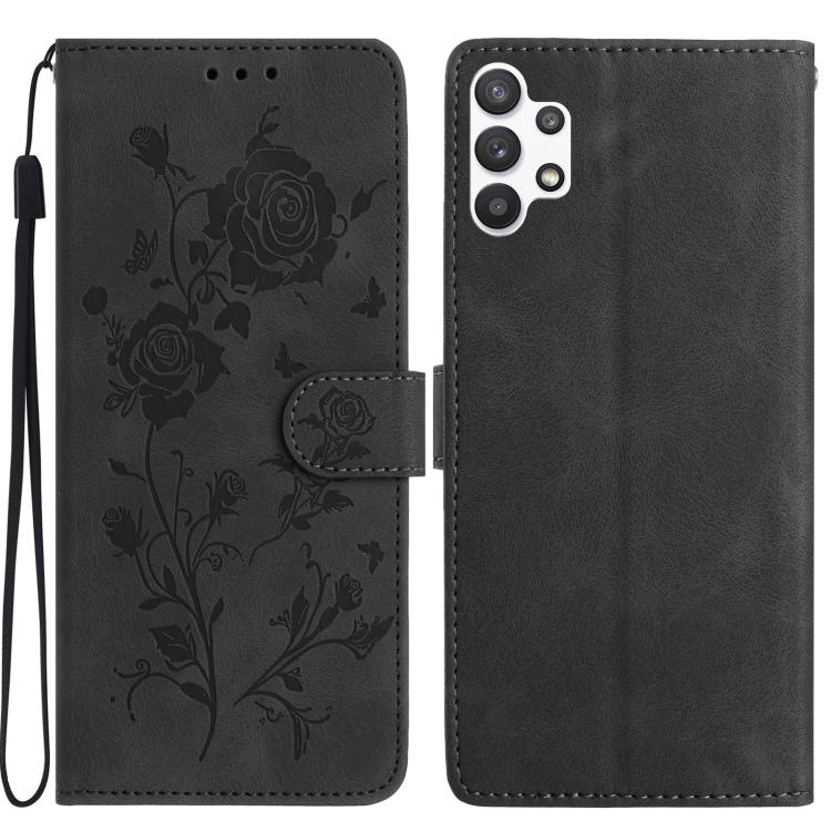 Custodia per telefono in pelle con motivo a rilievo di rose, For Samsung Galaxy A32, For Samsung Galaxy A72