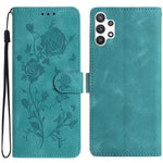 Custodia per telefono in pelle con motivo a rilievo di rose, For Samsung Galaxy A32, For Samsung Galaxy A72