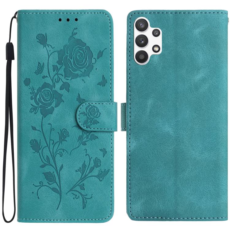 Custodia per telefono in pelle con motivo a rilievo di rose, For Samsung Galaxy A52, For Samsung Galaxy A32 5G