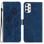 Custodia per telefono in pelle con motivo a rilievo di rose, For Samsung Galaxy A03 Core, For Samsung Galaxy A33
