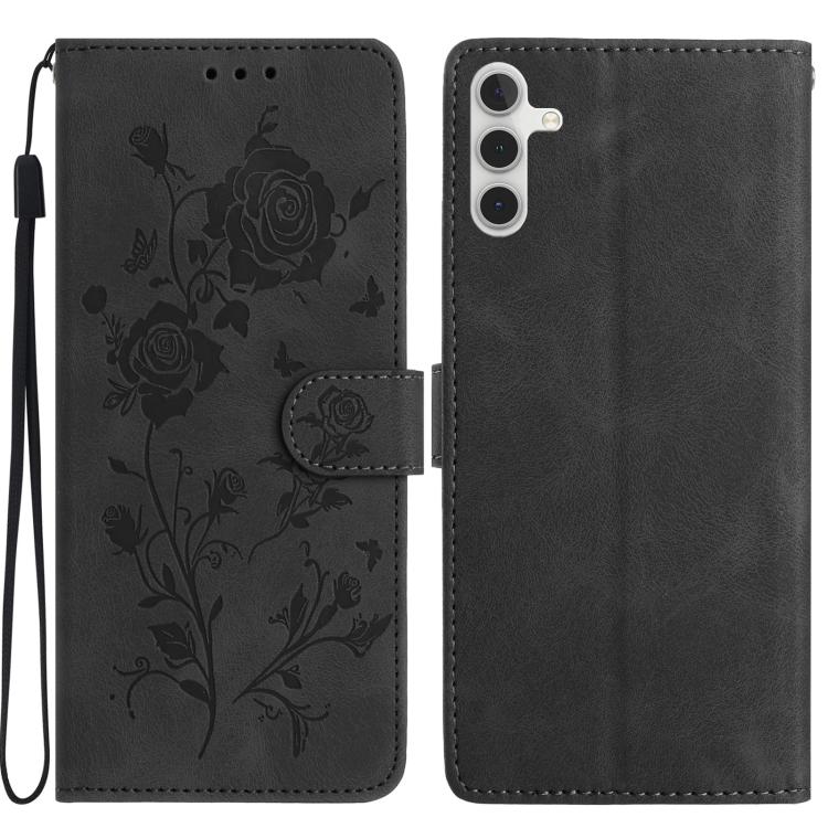 Custodia per telefono in pelle con motivo a rilievo di rose, For Samsung Galaxy A34, For Samsung Galaxy A54