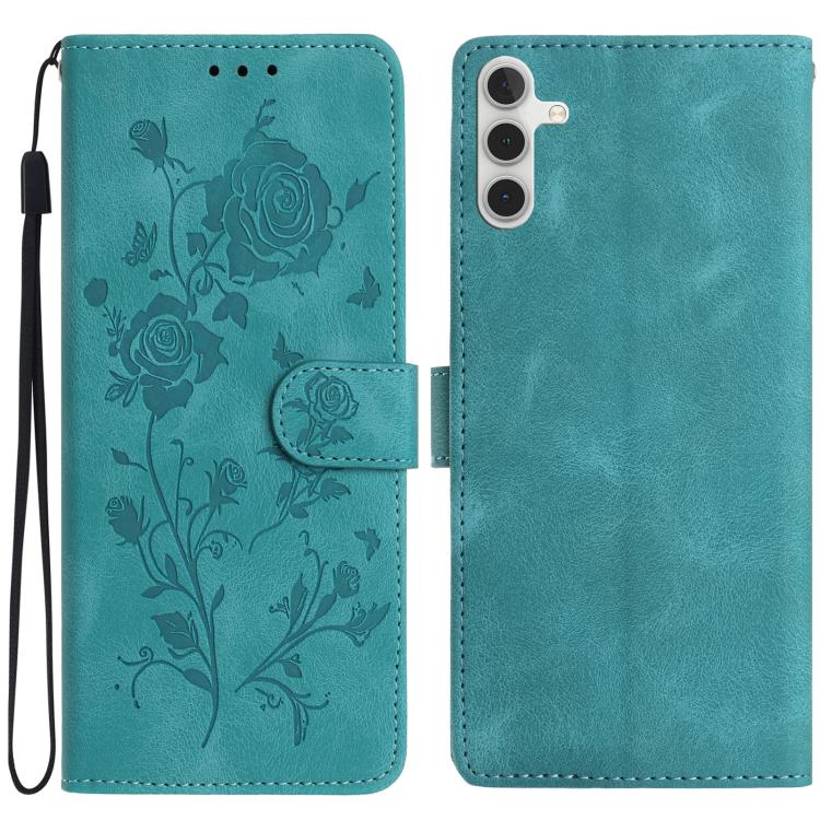 Custodia per telefono in pelle con motivo a rilievo di rose, For Samsung Galaxy A34, For Samsung Galaxy A54