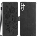 Custodia per telefono in pelle con motivo a rilievo di rose, For Samsung Galaxy A15, For Samsung Galaxy A35