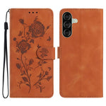 Custodia per telefono in pelle con motivo a rilievo di rose, For Samsung Galaxy A26, For Samsung Galaxy A36