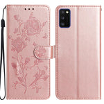 Custodia per telefono in pelle con motivo a rilievo di rose, For Samsung Galaxy A13 5G, For Samsung Galaxy A41