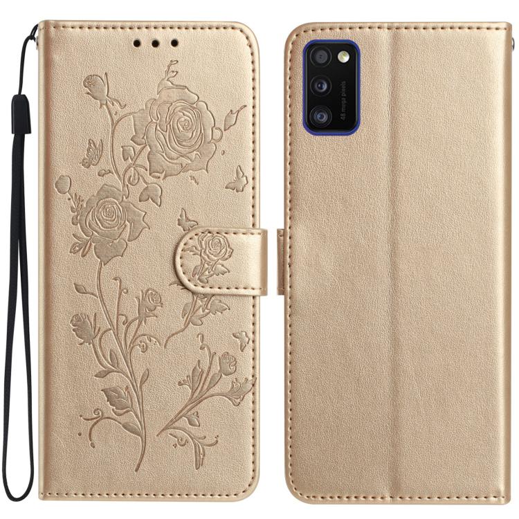 Custodia per telefono in pelle con motivo a rilievo di rose, For Samsung Galaxy A13 5G, For Samsung Galaxy A41