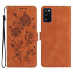 Custodia per telefono in pelle con motivo a rilievo di rose, For Samsung Galaxy A13 5G, For Samsung Galaxy A41