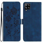 Custodia per telefono in pelle con motivo a rilievo di rose, For Samsung Galaxy A42 5G, For Samsung Galaxy A21S