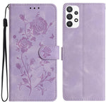 Custodia per telefono in pelle con motivo a rilievo di rose, For Samsung Galaxy A52, For Samsung Galaxy A32 5G
