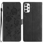 Custodia per telefono in pelle con motivo a rilievo di rose, For Samsung Galaxy A53, For Samsung Galaxy A73