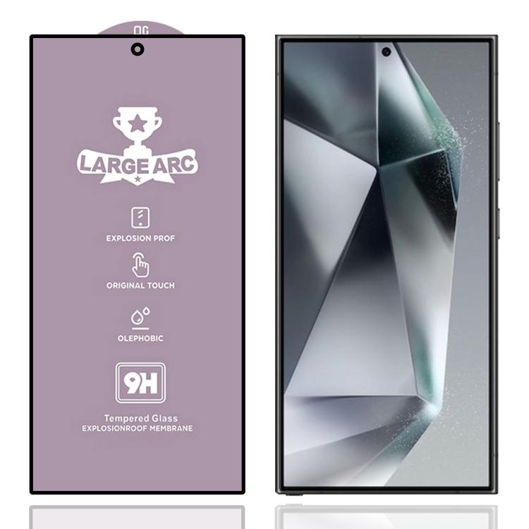 Pellicola in vetro temperato ad arco ampio con spessore di 0,18 mm e rivestimento in alluminio 9H, compatibile con sblocco tramite impronta digitale., For Samsung Galaxy S26+ 5G, For Samsung Galaxy S26 Edge 5G, For Samsung Galaxy S26 Ultra 5G          ...