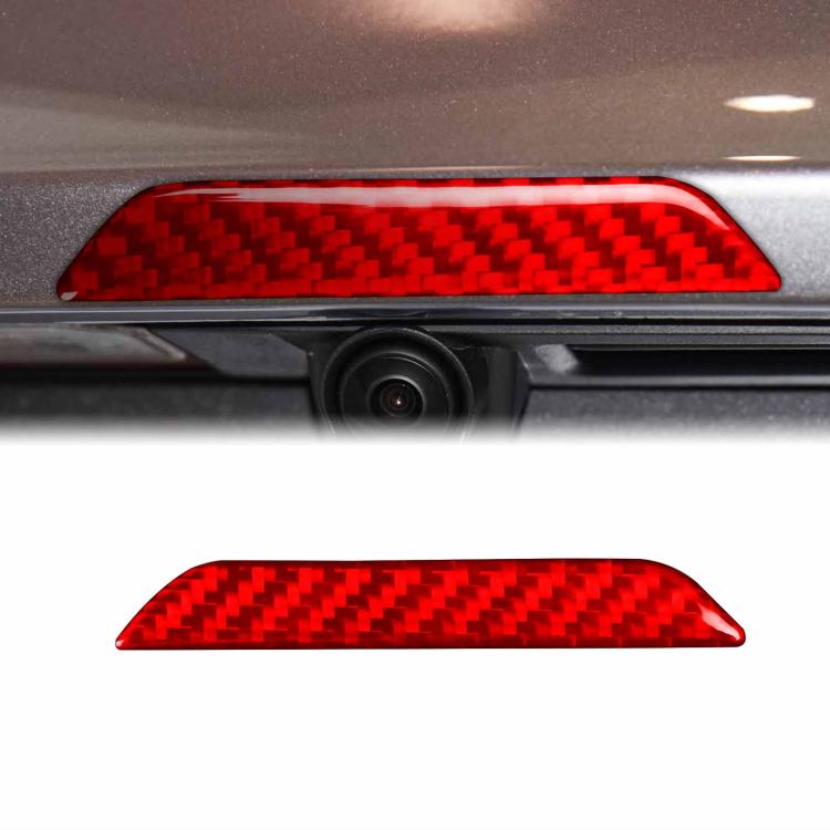 Adesivo decorativo con logo in fibra di carbonio per bagagliaio auto Tesla Model 3 / Y / S / X, Car Trunk Logo