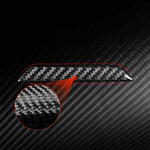Adesivo decorativo con logo in fibra di carbonio per bagagliaio auto Tesla Model 3 / Y / S / X, Car Trunk Logo