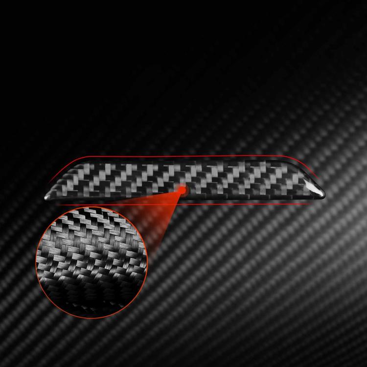Adesivo decorativo con logo in fibra di carbonio per bagagliaio auto Tesla Model 3 / Y / S / X, Car Trunk Logo