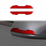 Per Tesla Model 3 / Y / S / X, set da 2 pezzi di adesivi decorativi anticollisione in fibra di carbonio per specchietti retrovisori auto., Car Rearview Mirror Anti-collision