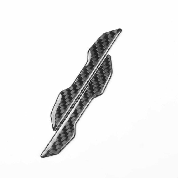 Per Tesla Model 3 / Y / S / X, set da 2 pezzi di adesivi decorativi anticollisione in fibra di carbonio per specchietti retrovisori auto., Car Rearview Mirror Anti-collision