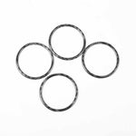 Set di 4 anelli decorativi in fibra di carbonio per mozzo ruota auto Tesla Model 3 / Y, Car Wheel Hub