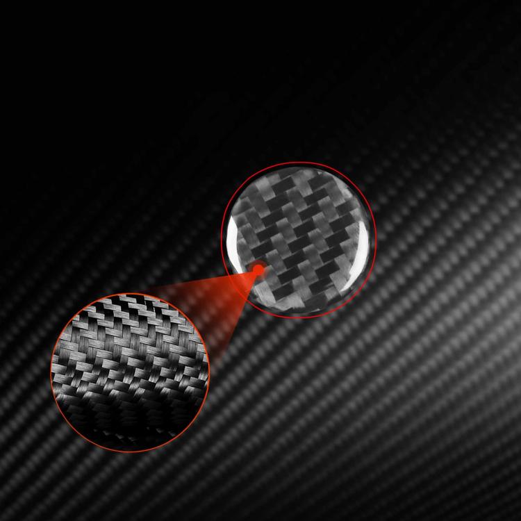 Adesivo decorativo in fibra di carbonio per il pulsante delle luci di emergenza dell'auto, per Tesla Model 3 2023., For Tesla Model 3 2023- Car Emergency Light Button