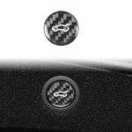 Adesivo decorativo in fibra di carbonio per il pulsante del bagagliaio dell'auto Tesla Model 3 2023+ / Y New Edition 2025+, For Tesla Model 3 2023+ / Y New Edition 2025+ Car Trunk Button