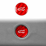 Adesivo decorativo in fibra di carbonio per il pulsante del bagagliaio della Tesla Model 3 2019-2023 / Y 2019-2024, For Tesla Model 3 2019-2023 / Y 2019-2024 Car Trunk Button