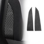 Per Tesla Model 3 2023 - Set di 2 adesivi decorativi in fibra di carbonio per montante A della portiera interna dell'auto, Car Interior Door A-Pillar