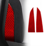 Per Tesla Model 3 2023 - Set di 2 adesivi decorativi in fibra di carbonio per montante A della portiera interna dell'auto, Car Interior Door A-Pillar