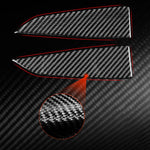 Per Tesla Model 3 2023 - Set di 2 adesivi decorativi in fibra di carbonio per montante A della portiera interna dell'auto, Car Interior Door A-Pillar