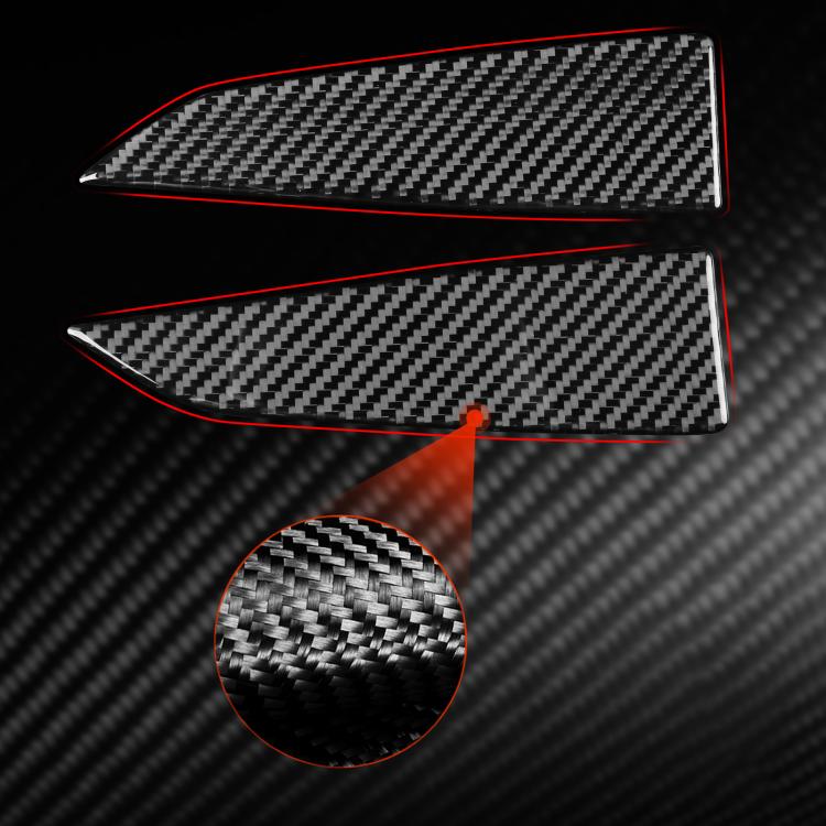 Per Tesla Model 3 2023 - Set di 2 adesivi decorativi in fibra di carbonio per montante A della portiera interna dell'auto, Car Interior Door A-Pillar