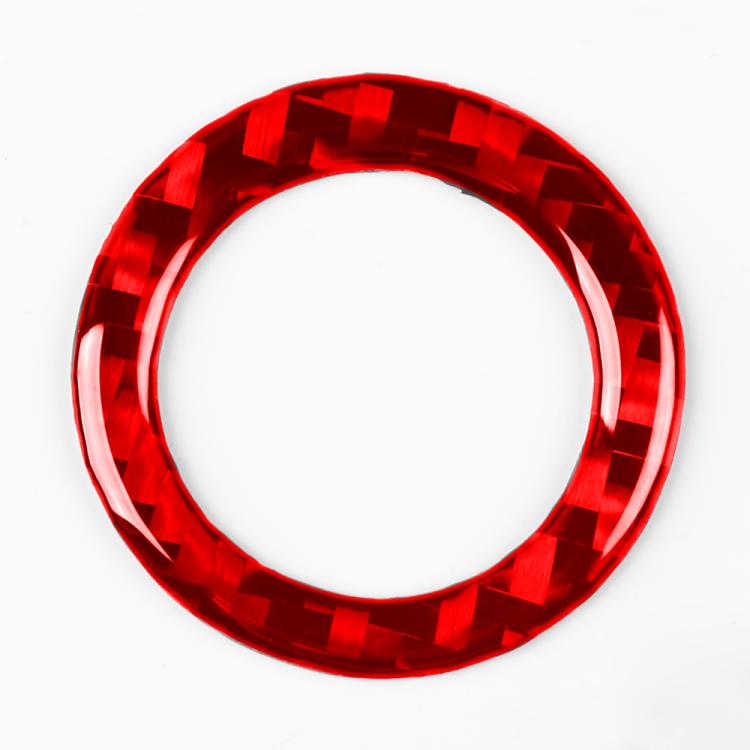 Adesivo decorativo in fibra di carbonio per la cornice del pulsante del bagagliaio della Tesla Model 3 2023., Car Trunk Button Frame
