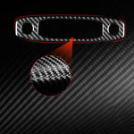 Adesivo decorativo in fibra di carbonio per pannello luci di lettura anteriori dell'auto, per Tesla Model 3 2023., For Tesla Model 3 2023- Car Front Reading Light Panel