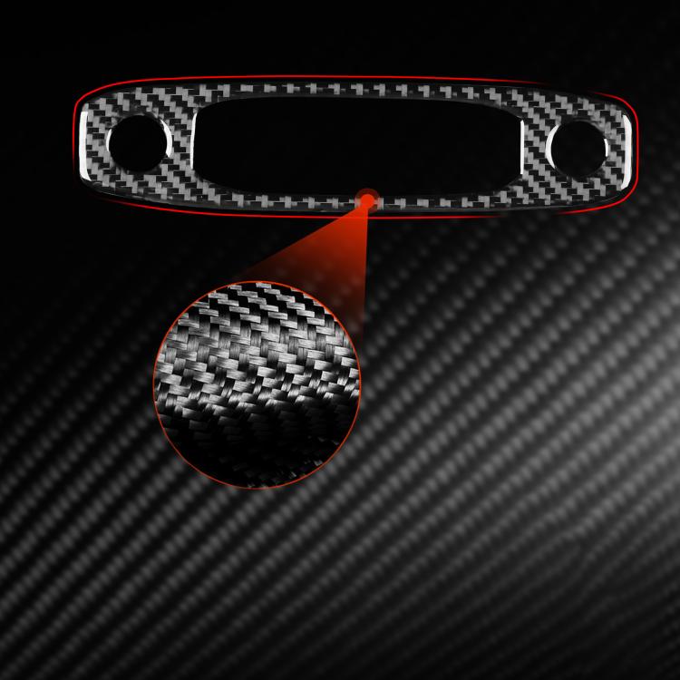 Adesivo decorativo in fibra di carbonio per pannello luci di lettura anteriori dell'auto, per Tesla Model 3 2023., For Tesla Model 3 2023- Car Front Reading Light Panel
