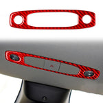 Adesivo decorativo in fibra di carbonio per pannello luci di lettura anteriori per Tesla Model 3 2017-2022 / Y 2020-2024, For Tesla Model 3 2017-2022 / Y 2020-2024 Car Front Reading Light Panel