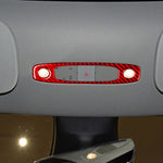 Adesivo decorativo in fibra di carbonio per pannello luci di lettura anteriori per Tesla Model 3 2017-2022 / Y 2020-2024, For Tesla Model 3 2017-2022 / Y 2020-2024 Car Front Reading Light Panel