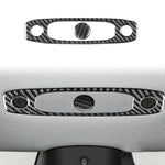 Per Tesla Model 3 2023 - Set di 2 adesivi decorativi in fibra di carbonio per pannello luci di lettura auto., For Tesla Model 3 2023- Car Reading Light Panel