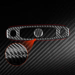 Per Tesla Model 3 2023 - Set di 2 adesivi decorativi in fibra di carbonio per pannello luci di lettura auto., For Tesla Model 3 2023- Car Reading Light Panel