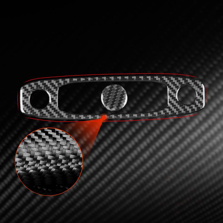 Per Tesla Model 3 2023 - Set di 2 adesivi decorativi in fibra di carbonio per pannello luci di lettura auto., For Tesla Model 3 2023- Car Reading Light Panel