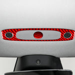 Per Tesla Model 3 2023 - Set di 2 adesivi decorativi in fibra di carbonio per pannello luci di lettura auto., For Tesla Model 3 2023- Car Reading Light Panel