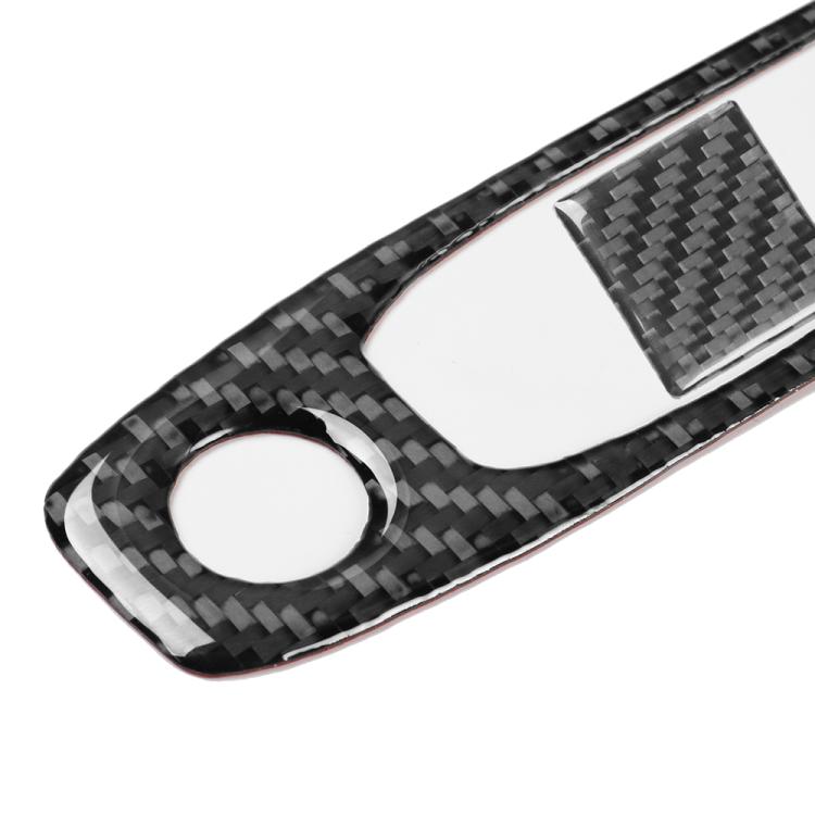 Per Tesla Model 3 2019-2022 / Y 2019-2024, set da 2 pezzi di adesivi decorativi in fibra di carbonio per pannello luci di lettura auto., For Tesla Model 3 2019-2022 / Y 2019-2024 Car Reading Light Panel