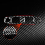 Per Tesla Model 3 2019-2022 / Y 2019-2024, set da 2 pezzi di adesivi decorativi in fibra di carbonio per pannello luci di lettura auto., For Tesla Model 3 2019-2022 / Y 2019-2024 Car Reading Light Panel