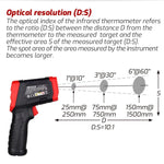 Termometro a infrarossi TRSI TA600A+ -32 a 400°C