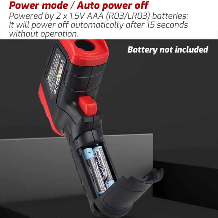 Termometro a infrarossi TRSI TA600A+ -32 a 400°C