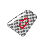 Set di 4 adesivi decorativi in fibra di carbonio per interruttori delle portiere auto per Tesla Model 3 2019-2023 / Y 2019-2024., For Tesla Model 3 2019-2023 / Y 2019-2024 Car Door Switch