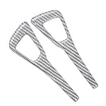Per Tesla Model 3 2017-2022 / Y 2020-2024 Set di 4 adesivi decorativi in fibra di carbonio per pannello interruttori portiera auto., Car Door Switch Panel