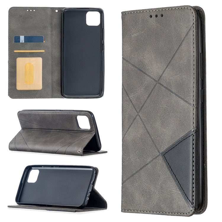Custodia in pelle magnetica a rotazione orizzontale con struttura a rombo con supporto e slot per schede, For OPPO Realme C11, For OPPO Realme 6, For OPPO Realme 6 Pro, For OPPO Reno3 Pro